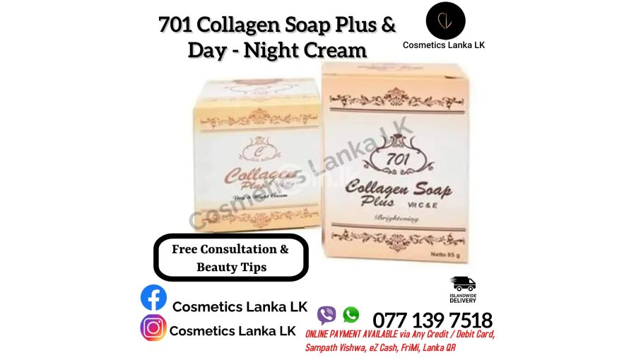Collagen plus vit E day night cream and soap 701