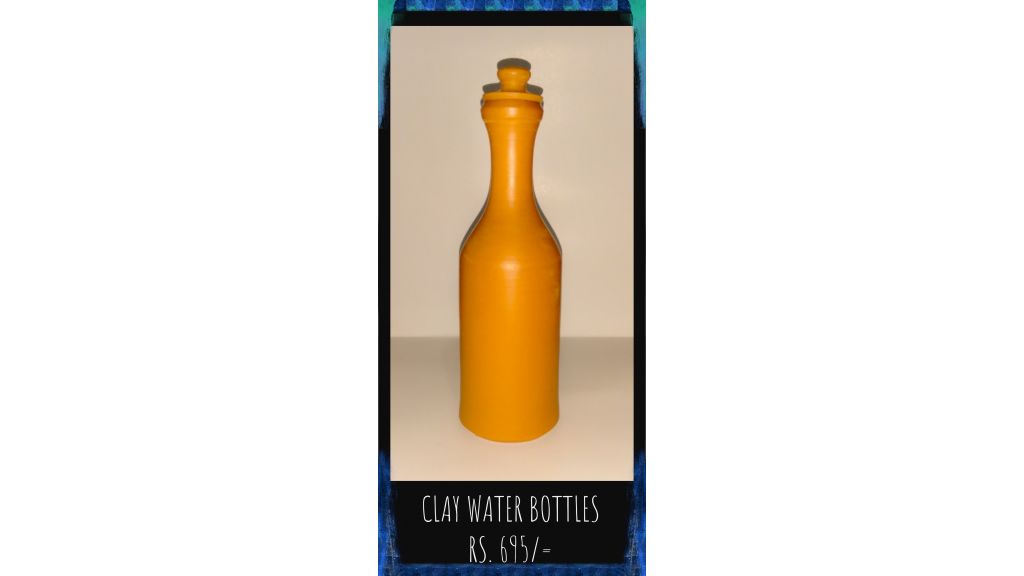 Clay Water Bottle