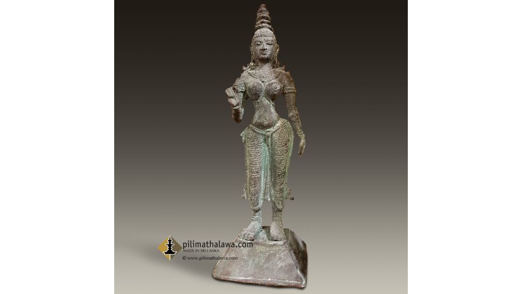 18'' height Antiques Parwathi statue පරණ පාර්වතී පිළිමය