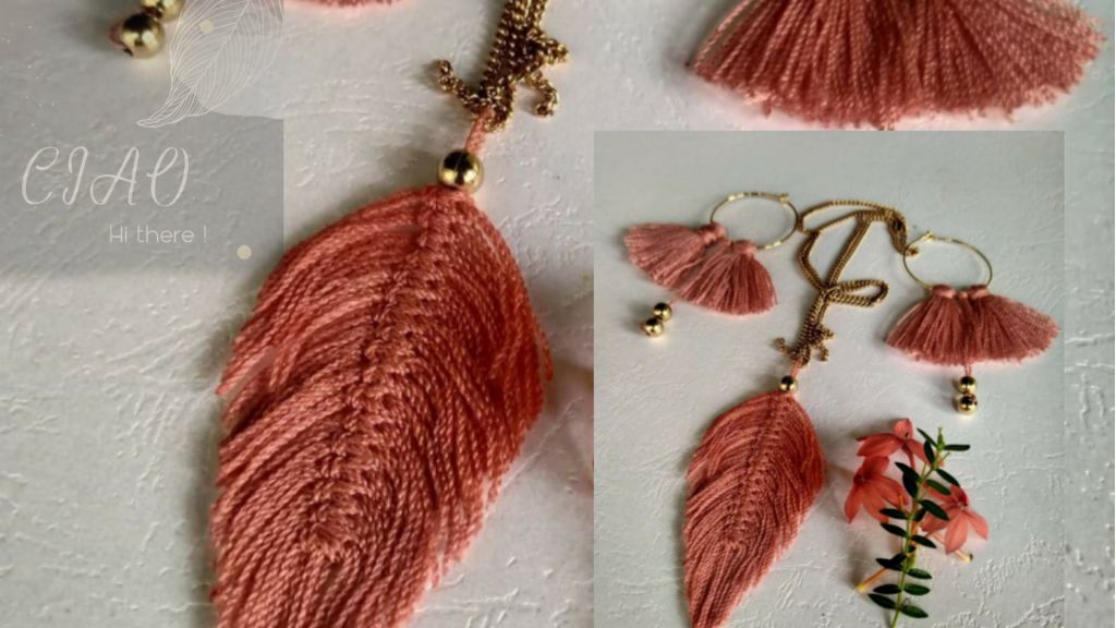 Handmade crochet earrings