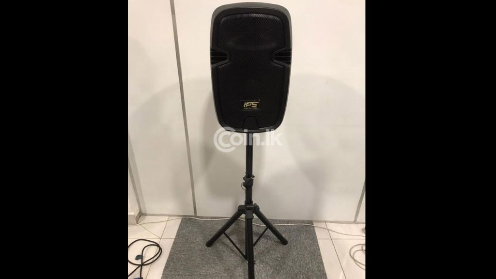Rechargeable Karaoke Speakers : Model IPS-10 With Tripod Stand
