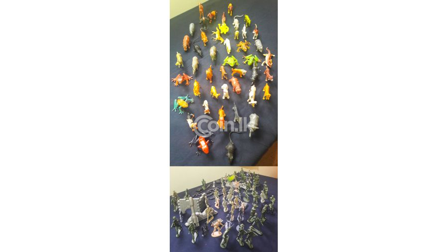 Large 45 Pieces Animal Figure Set + Large 85 Piece