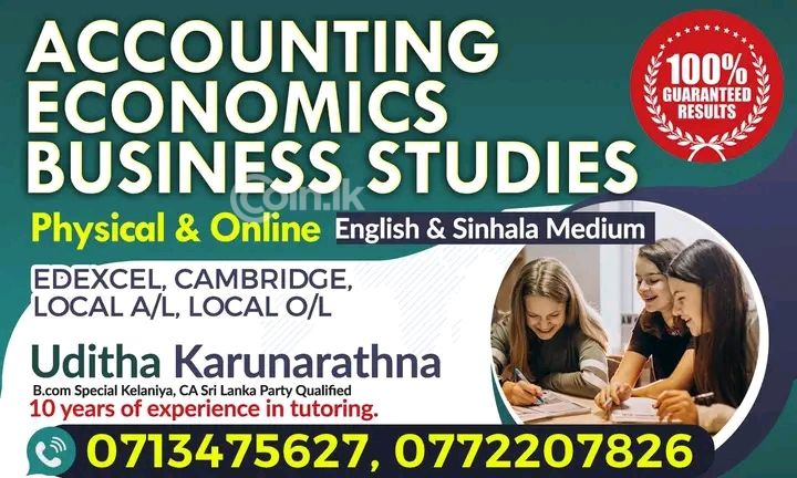 Accounting Economics Edexcel Cambridge local AL and OL commerce