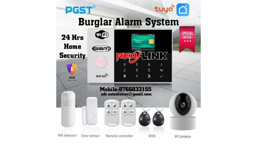REDLINK Wifi+GSM Burglar Alarm System