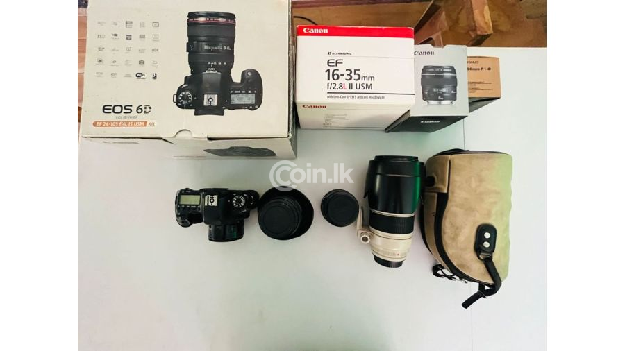Canon 6D Camera with Lenses