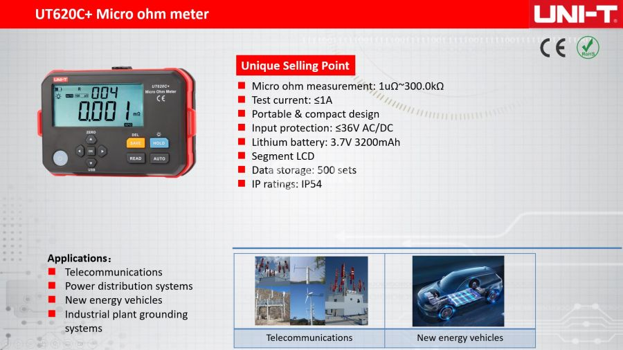 Micro Ohm Meter – Revolutionizing Resistance Testing with UNI-T UT620C+