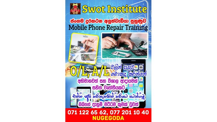 hands-on training-Phone repairing course in Sri Lanka