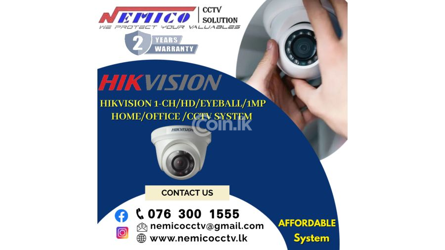 NEMICO | CCTV 1 CH -HD  1MP Eyeball