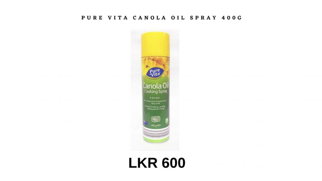 Pure vita canola oil spray 