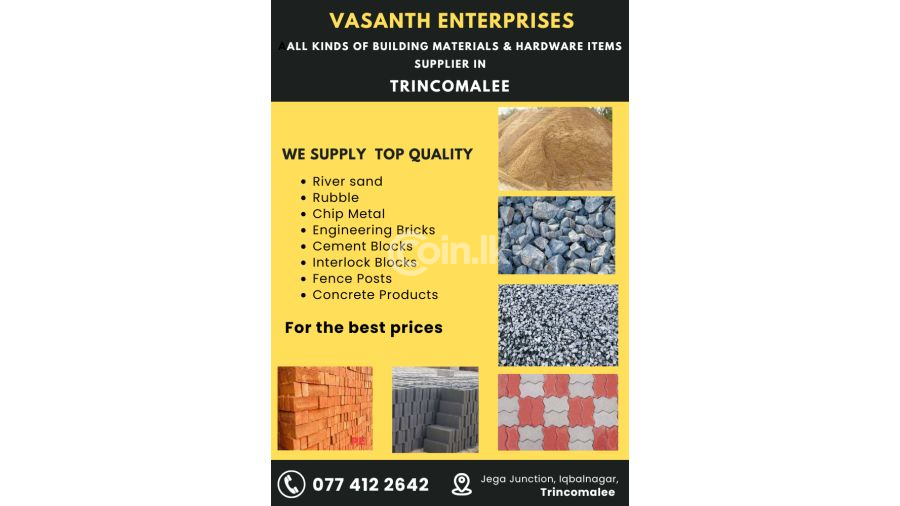 Building Materials Trincomalee 