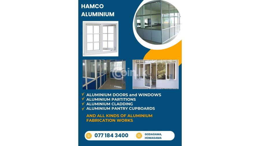 Aluminium Doors    Windows fixing Homagama