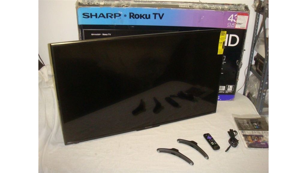 SHARP LC-43LBU591U ROKU 43IN CLASS LED 2160P 4K SMART UHD TV